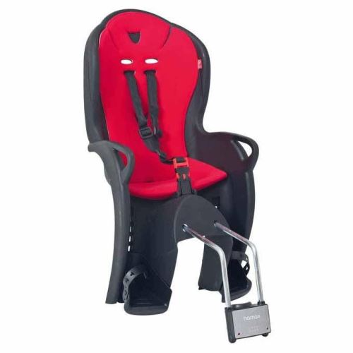 Hamax siège de vélo derrière le baiser noir/rouge