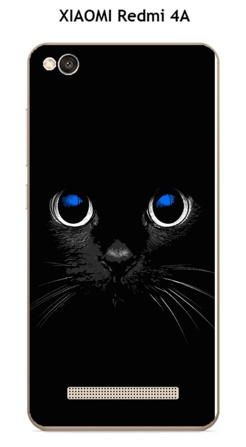 Coque XIAOMI Redmi 4A design Chat noir