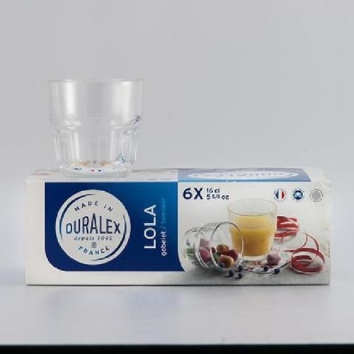 Duralex lot de 6 verres lola - 16 cl 556308