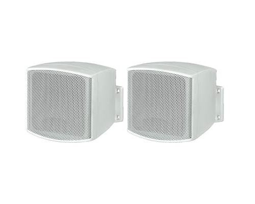 Paire d'enceintes miniatures 8 Ohms 10 W Monacor MKS-26/WS