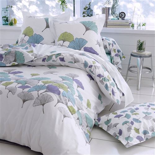 Taie d'oreiller percale Ginko TRADILINGE - 50 x 70 cm