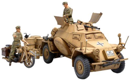 Sd.kfz.222 Leichter Panzerspahwagen - Afrika-korps - 135 échelle militaire -