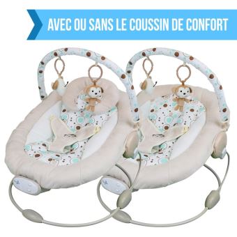 Transat Bebe Vibrant Et Musical Barre A Jouets Et Dossier Inclinable Bulle De Reve Transats Pour Bebe Achat Prix Fnac