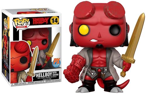 Hellboy - Hellboy avec une épée Pop! Vinyl Figure + Pop Protector