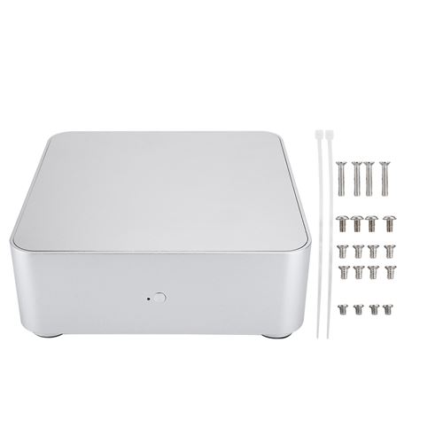 MINI PC, Mini-Boîtier Itx Pour Ordinateur Avec Dissipation Thermique Élevée, Boîtier En Alliage Aluminium 2.0 Htpc