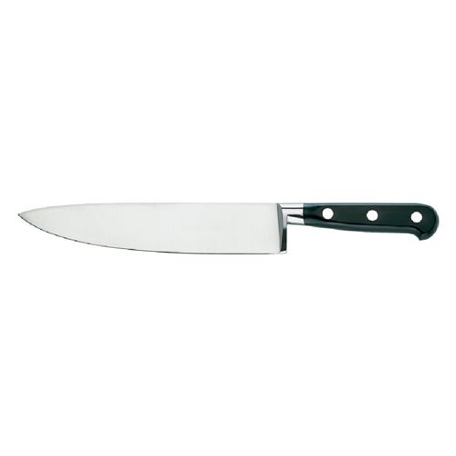 Couteau de cuisine lame forgée 25cm - Table Passion - Noir - Acier