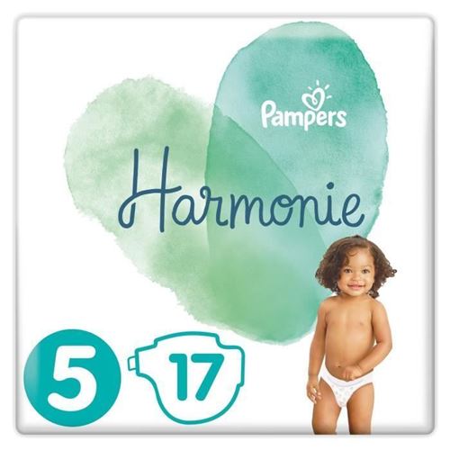 PAMPERS Harmonie Taille 5, 11 kg+, 17 Couches