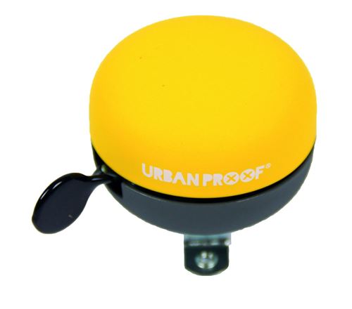 Urban Proof sonnette de vélo ding dong 6 x 7 cm acier jaune