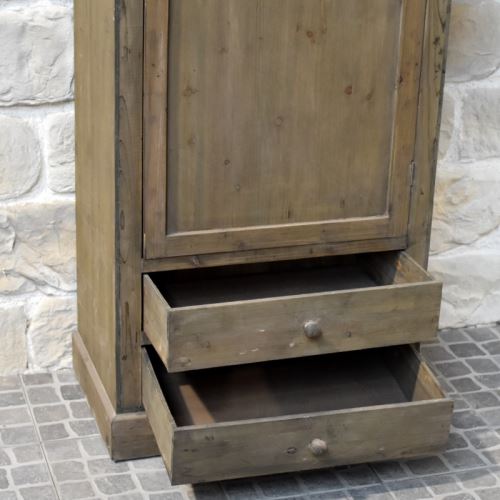 Meuble Colonne Bibliotheque Chiffonnier Armoire Grillage 200 Cm