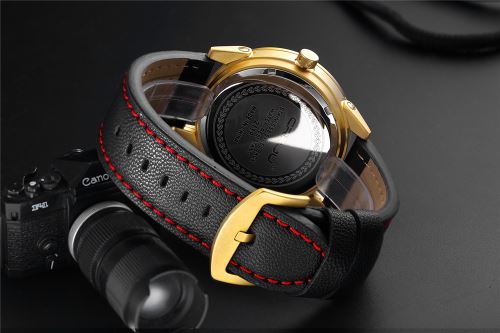 OHP Montre Femme Quartz Noir+Rouge Crrju 2119