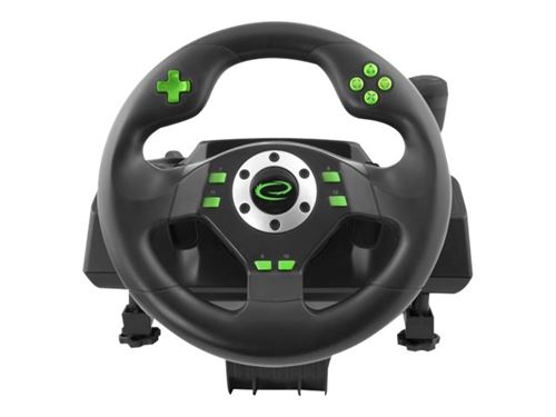 Esperanza DRIFT - Ensemble volant et pédales - filaire - pour PC, Sony PlayStation 3
