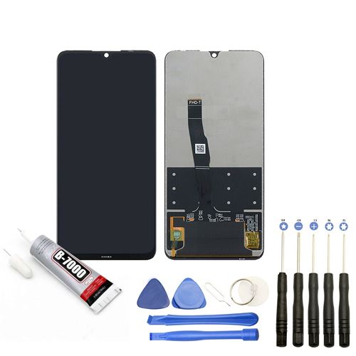visiodirect vitre tactile ecran lcd compatible avec huawei p30 lite taille 6 15 kit outils colle b7000 offerte pieces detachees pour telephonie mobile achat prix fnac
