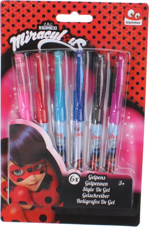 Slammer stylos gel Miraculeuses 6 pcs