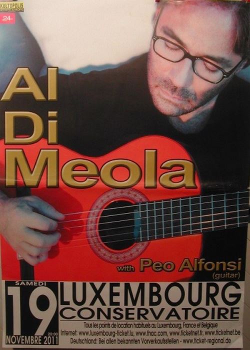 Al Di Meola - 80x120 cm - AFFICHE / POSTER
