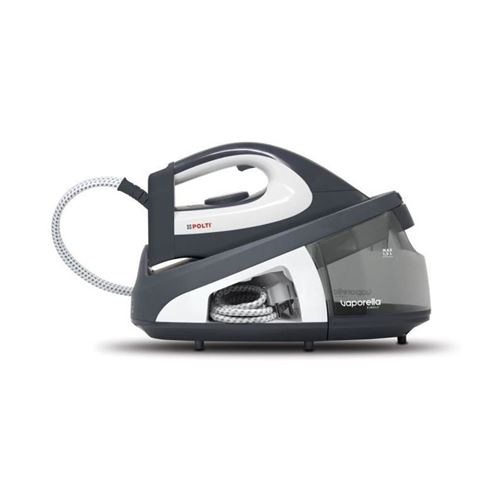 Polti Vaporella Simply VS10.12 Pump-driven steam ironing station 2200 W 1,5 L Semelle en céramique Noir, Gris, Blanc