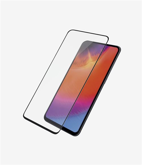 PanzerGlass Case Friendly - Protection d'écran pour téléphone portable - glass - limpide - couleur de cadre black - pour Samsung Galaxy A80