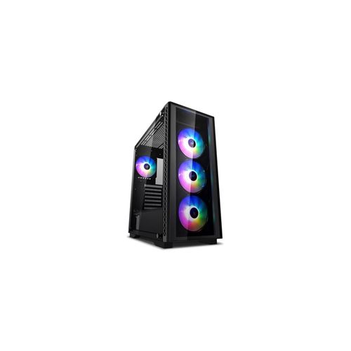 DeepCool MATREXX 50 ADD RGB 4F - Tour - ATX étendu - panneau latéral fenêtré (verre trempé) (ATX / PS/2) - USB/Audio