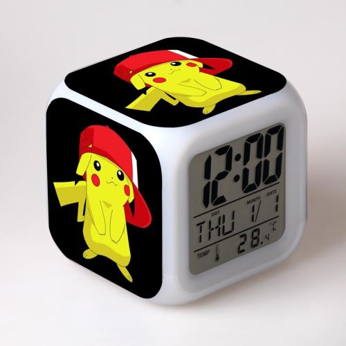 12€08 sur Réveil enfant LED Multifonctionnel Coloré - Pokemon #16
