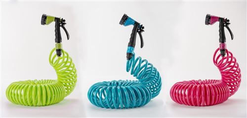 Tuyau d'arrosage flexible - Suan - Kit complet avec accessoires - Longueur : 15m