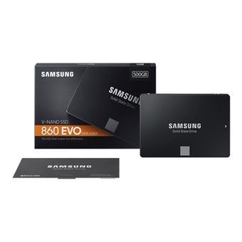 disque dur ssd samsung 500gb 860 evo 2 5 ssd sata mz 76e500b