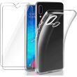 Coque et 2 films SAMSUNG Galaxy A20 / A30 - Coque gel souple solide + 2 Films en Verre trempé résistants Anti Casse écran
