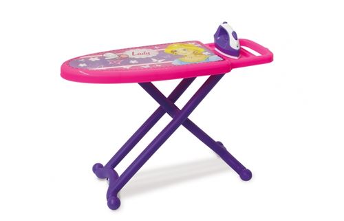 Jamara set de repassage Little Princess girls 71 cm rose/violet 4 pièces