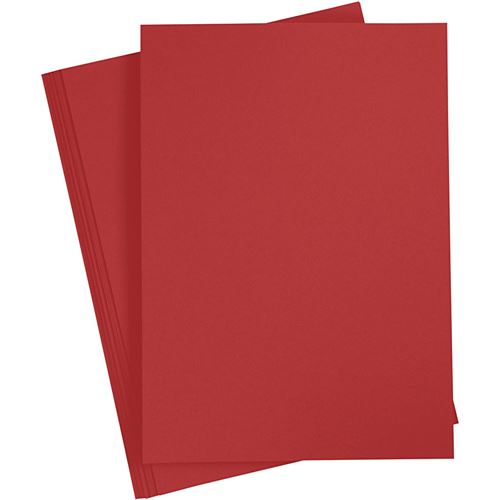 Creotime papier 21 x 29,7 cm 20 pièces 70 g rouge