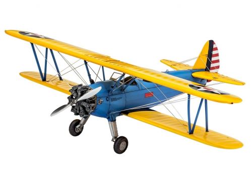 Revell Kit Modèle Stearman Pt-17 Kaydet 1:48 Multicolore 58 Pièces
