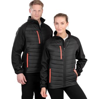 Result Doudoune Softshell COMPASS Homme 3XL Noir orange UTPC3326 Manteaux de sport Achat prix fnac
