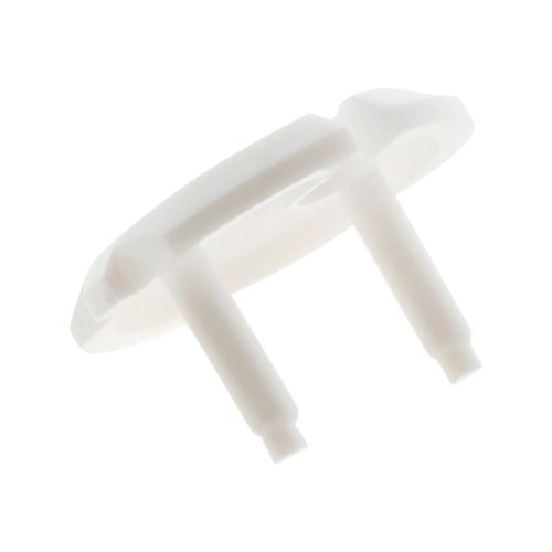 Zenitech Blanc - Lot De 3 Caches Prises 2 P+T + Clef