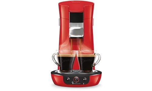 Cafetiere a dosette Philips HD6563 86 1450 W Rouge Achat prix fnac