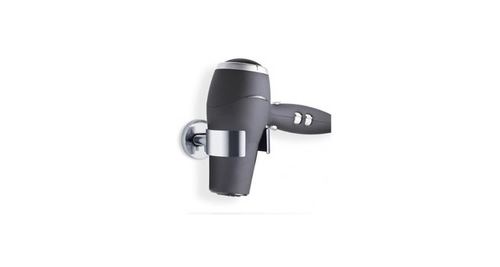 Porte sèche-cheveux design inox brossé areo
