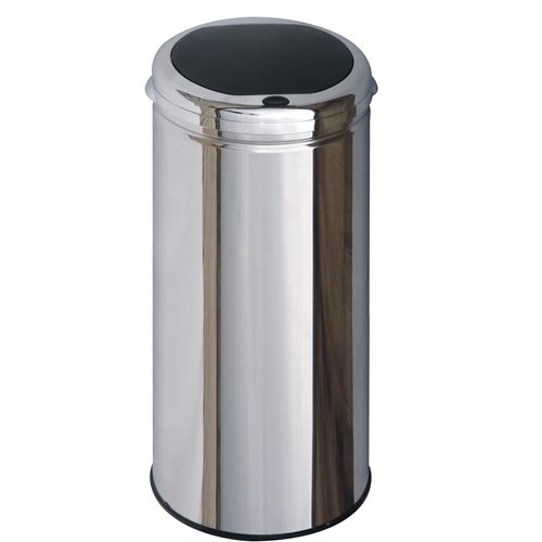 Poubelle de cuisine push TOKYO en inox 42L