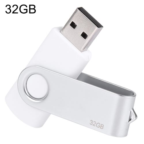 Stockage Boitier externe Disque Flash USB 2.0 Twister 32 Go (Blanc)