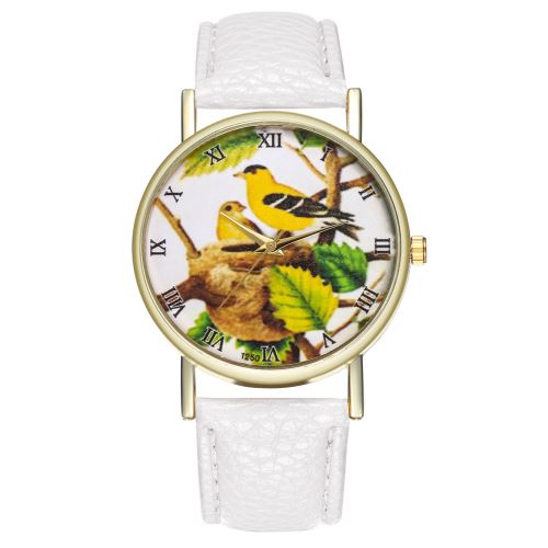 Montre à quartz antique T250-A pour hommes et animaux avec une montre pour animaux de compagnieblanc