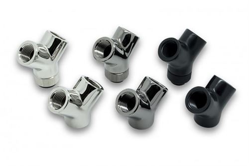 ekwb ek water blocks ek-af y-splitter rotary 2f-1m g1/4 - black nicke noir