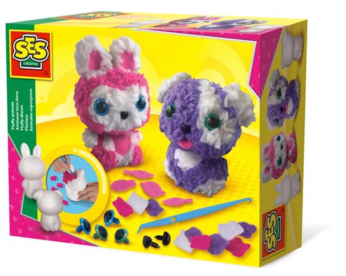 SES Creative fabriquez votre propre animal en peluche 13 pièces
