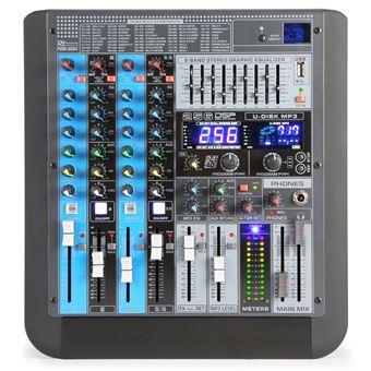Table de mixage SKYTEC Mini Table mixage 4canaux + Ampli 1000W