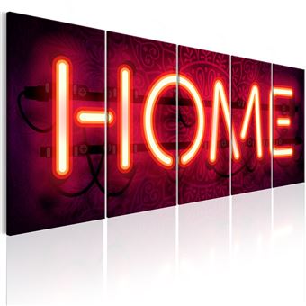 Tableau Home Neon-Taille L 200 x H 80 cm - 1