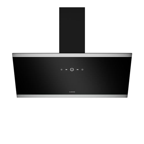 Klarstein Flashline Hotte Aspirante 90 Cm Tactile 524 M³/H Cee A++ Led Silencieuse Recyclage D'Air & Évacuation