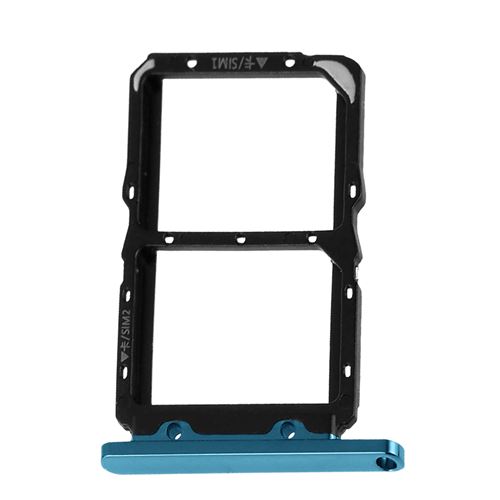 Tiroir Carte SIM pour Honor 20 Pro 2x Nano SIM de remplacement turquoise Clappio