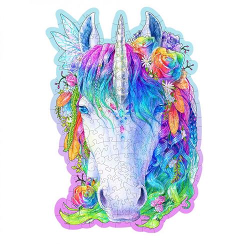 Non Communiqué Puzzle Bois - Wooden City - Licorne M (150 Pcs)