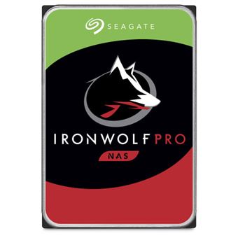 Seagate IronWolf Pro ST2000NT001 - Disque dur - 2 To - interne - 3.5" - SATA 6Gb/s - 7200 tours/min - mémoire tampon : 256 Mo - avec 3 ans de Seagate Rescue Data Recovery - 1