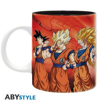 Mug - Dragon Ball Super - Transformations Goku 320 Ml