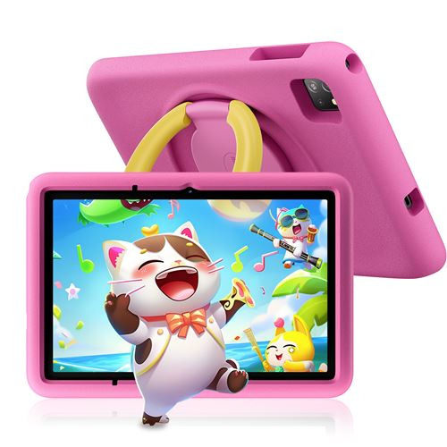 Blackview Tab A6 Kids Tablette Pour Enfants Android 14 10.1" Hd+, 12Go + 128Go /Sd 1Tb 5100Mah Éducative,Contrôle Parental - Rose