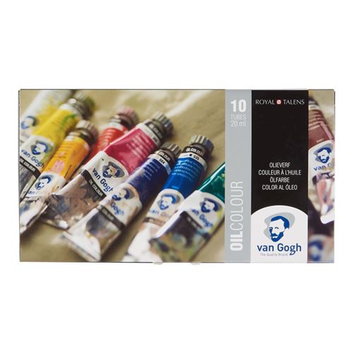 Coffret De 10 Tubes De Peinture D'huile Super Fine 20 Ml Van Gogh