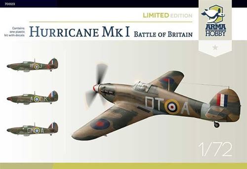Hurricane Mk I Battle Of Britain Limited Edition - 1:72e - Arma Hobby