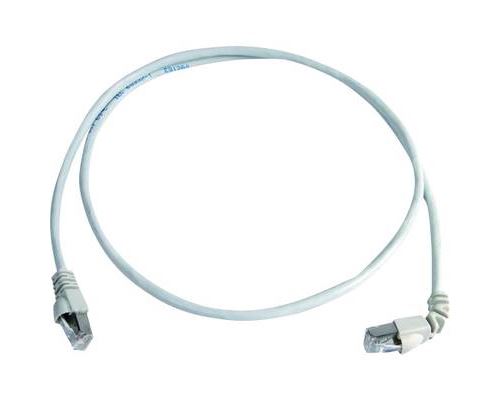 Telegärtner L00002A0180 RJ45 Câble réseau, câble patch CAT 6a S/FTP 3.00 m blanc ignifuge, sans halogène