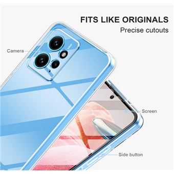 Coque Transparente 360° Pour Redmi 12C - Silicone Gel, Sans Points, Protection Totale