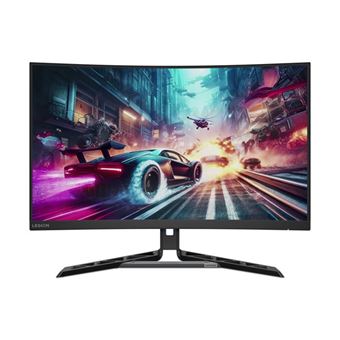 Lenovo Legion R32qc-30 - Écran LED - jeux - incurvé - 32" (31.5" visualisable) - 2560 x 1440 QHD @ 180 Hz - VA - 350 cd/m² - 3000:1 - 0.5 ms - HDMI, DisplayPort - haut-parleurs - noir corbeau